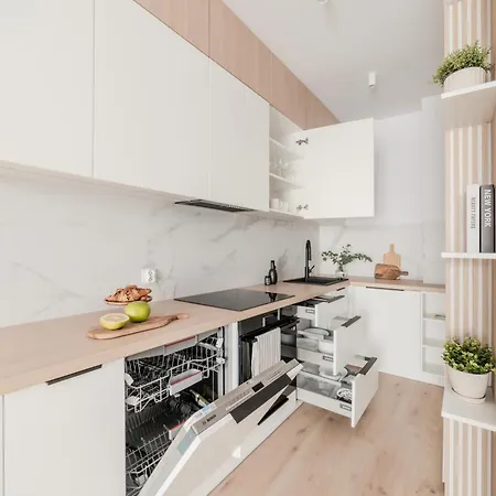 Metropolitan Haven By Aparo - Winda, Balkon, Lozeczko Turystyczne, Atlas Arena, Wytwornia, Zoo, Aquapark, Park, Dworzec Pkp I Pks, Ekspres Do Kawy Apartment Lodz